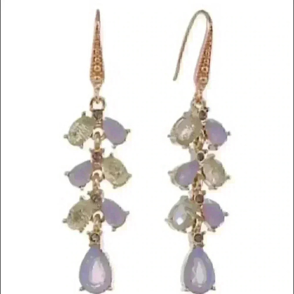 Laundry S Segal New Gold Tone Linear Opal … - Picture 2 of 2